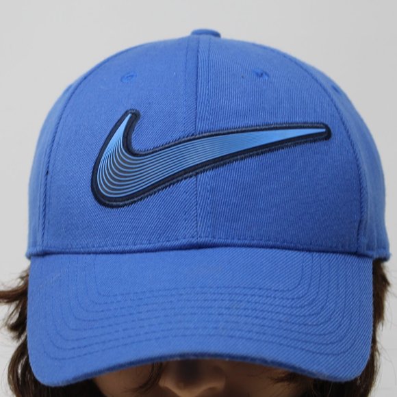 Nike Legacy 91 Men's Golf OSFA Blue Swoosh Hat Cap